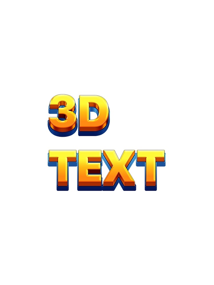 3d text by Ramovicana