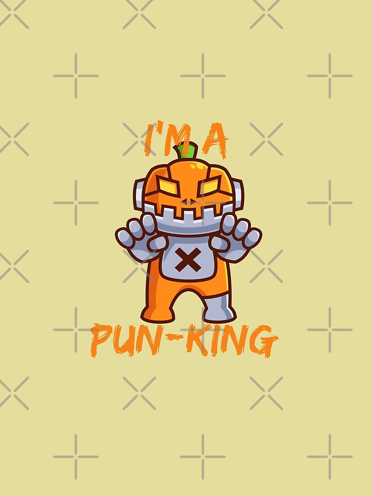 PunKing Is Here-Spooky Halloween Pumpkin-Funny Scary Halloween Pumpkin by Red-ElYoubi
