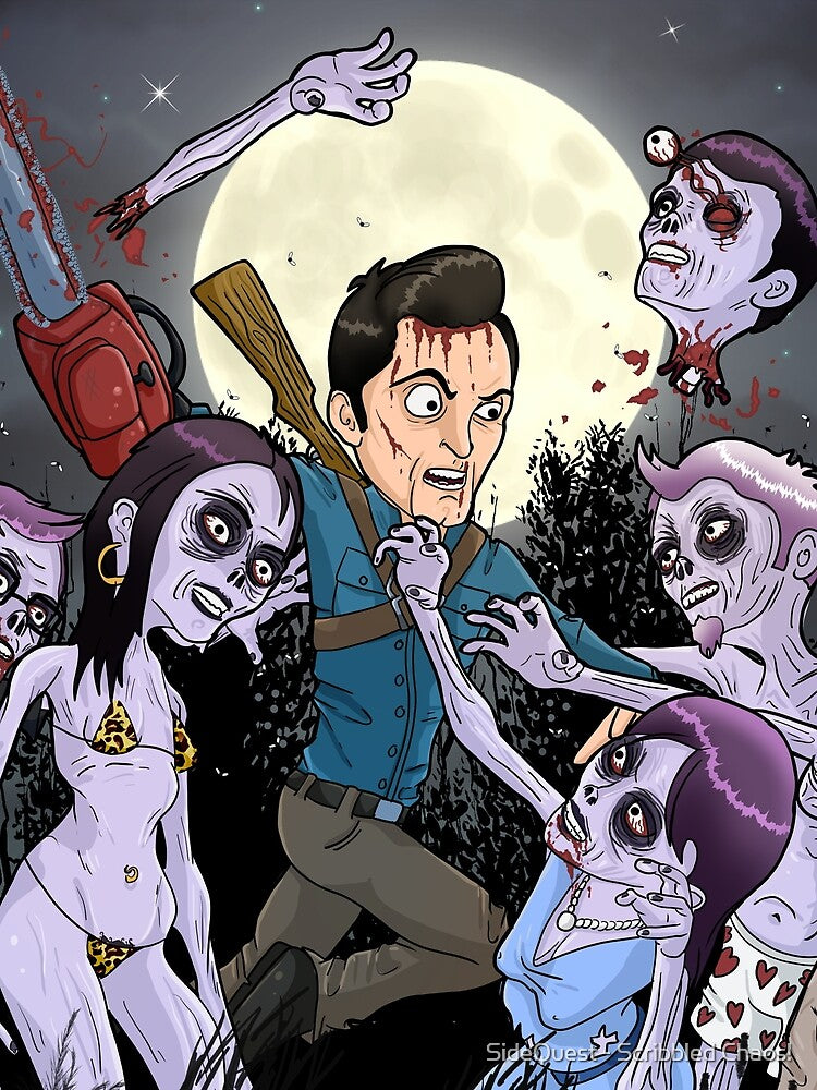 Ash Vs Evil Dead by SideQuest - Scribbled Chaos!