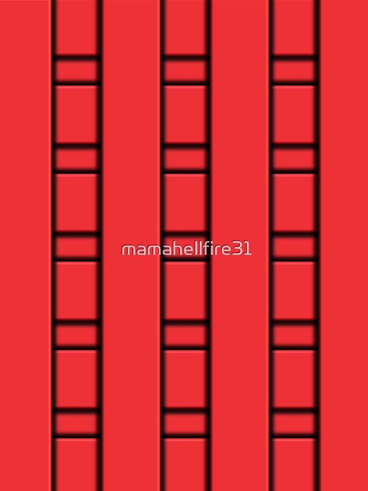 3D Red Geometric Abstract Pattern by mamahellfire31
