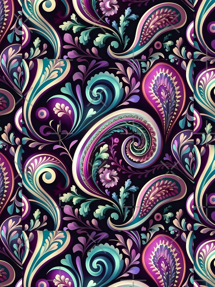 Abstract Paisley Fusion by Wishing-Wings