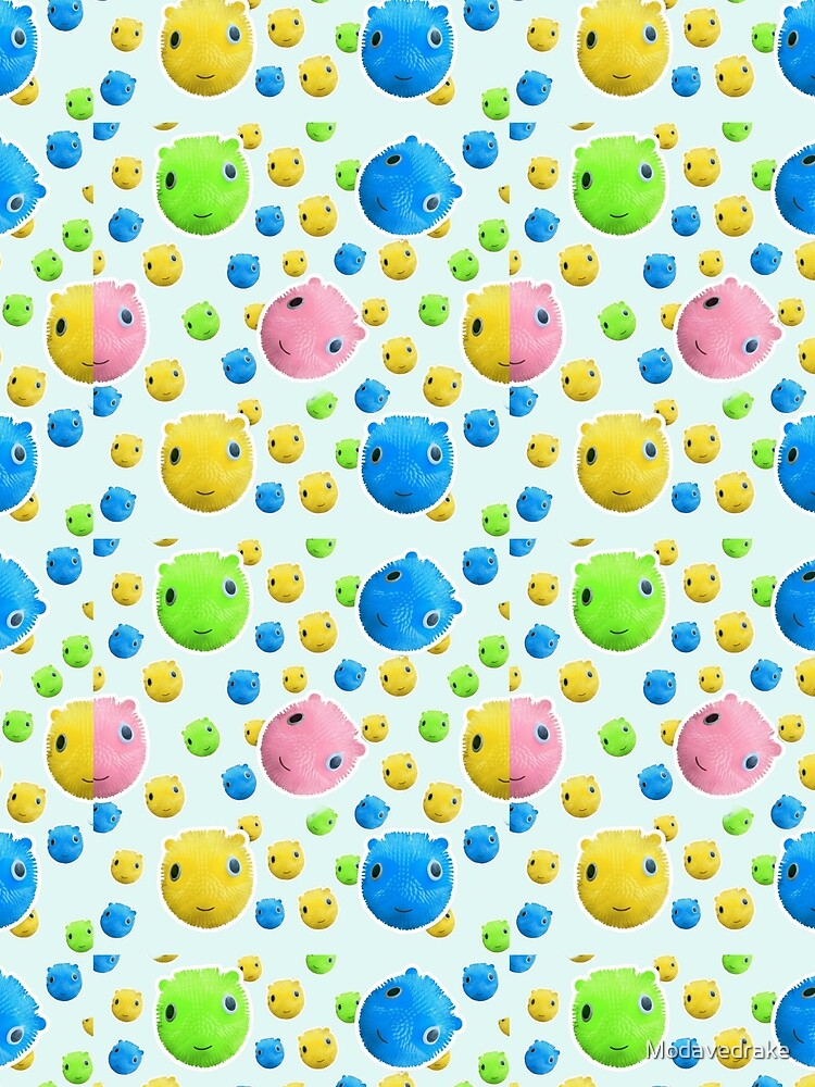 Colorful Puffy Friends All-Over Print by Modavedrake