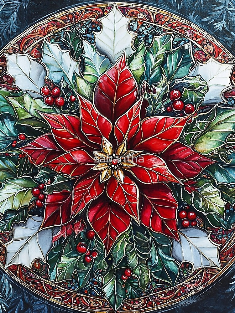 Moncirca - Christmas mandala (10/16) by sabantha