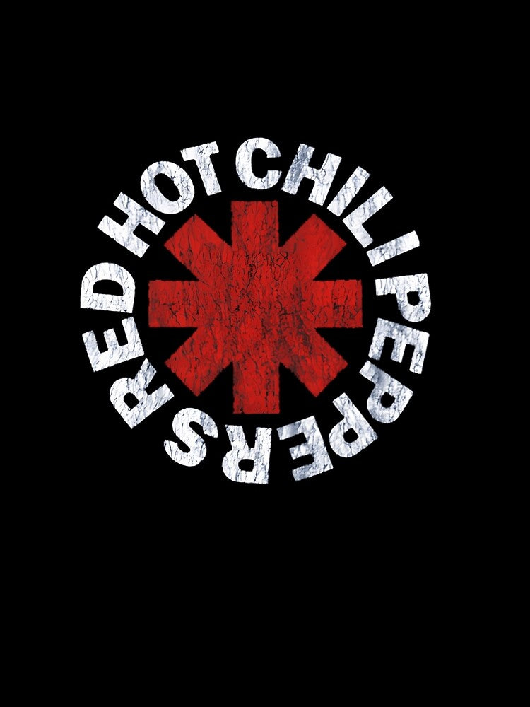 Black Hot Peppers Rock Band Graphic New by DominiqueByous