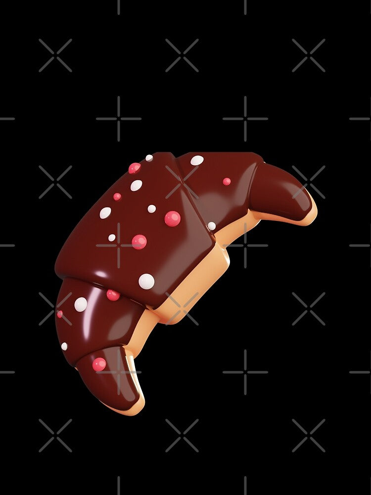 Croissant 3D Food by 3Dimension