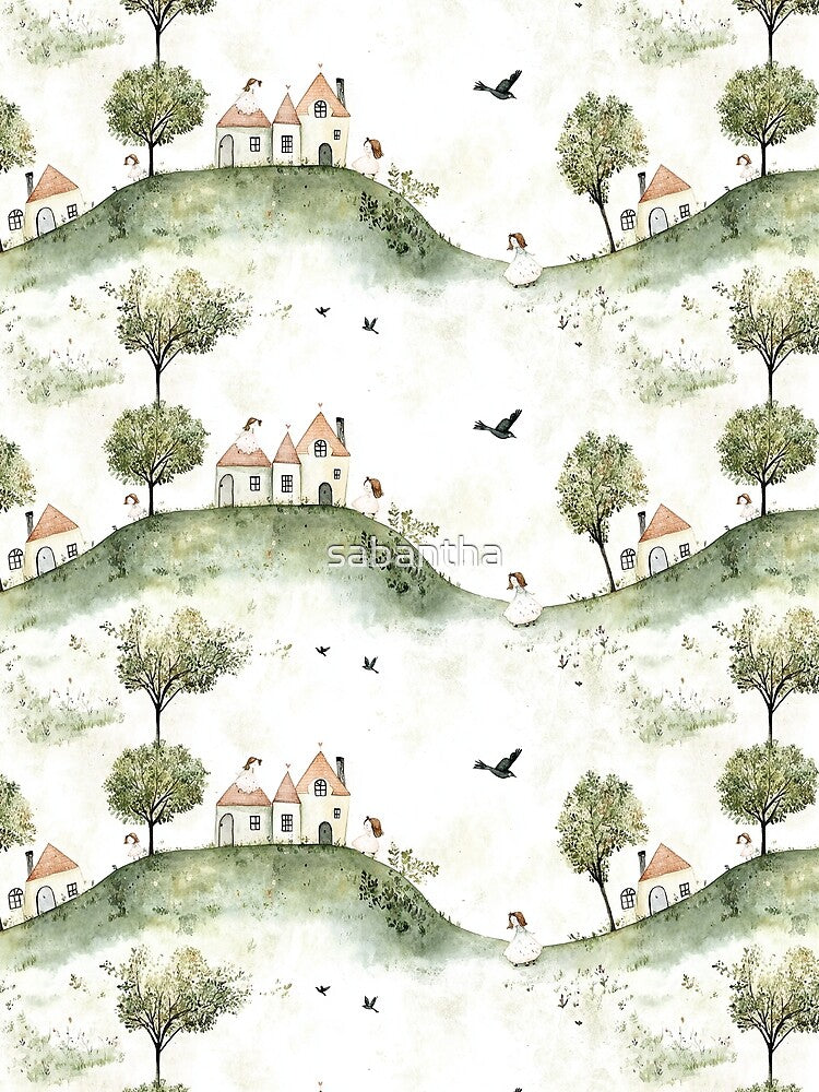 Sylvoria - Naive landscape pattern (3/8) by sabantha
