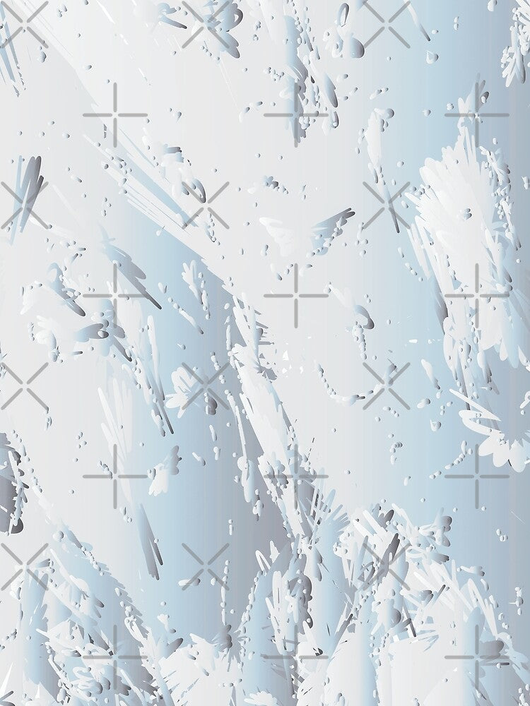 Crazy All Over Silver Abstract Design by aventi24