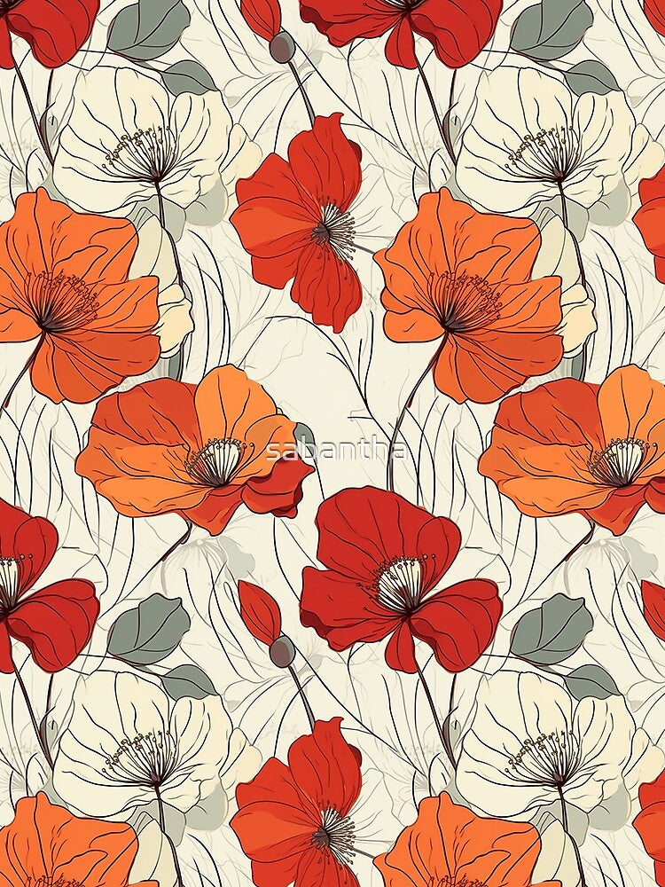 Ibaria - Summer Flowers Pattern (4/4) by sabantha