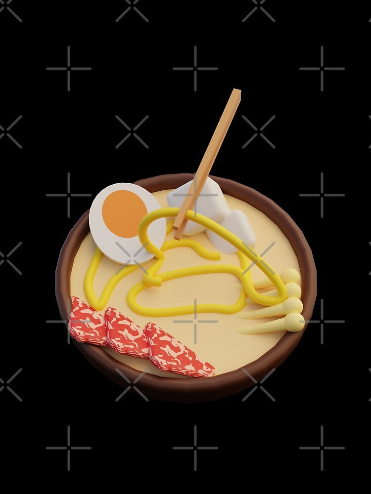 One Pot Japanese Meal 3D Sukiyaki Food Art by 3Dimension