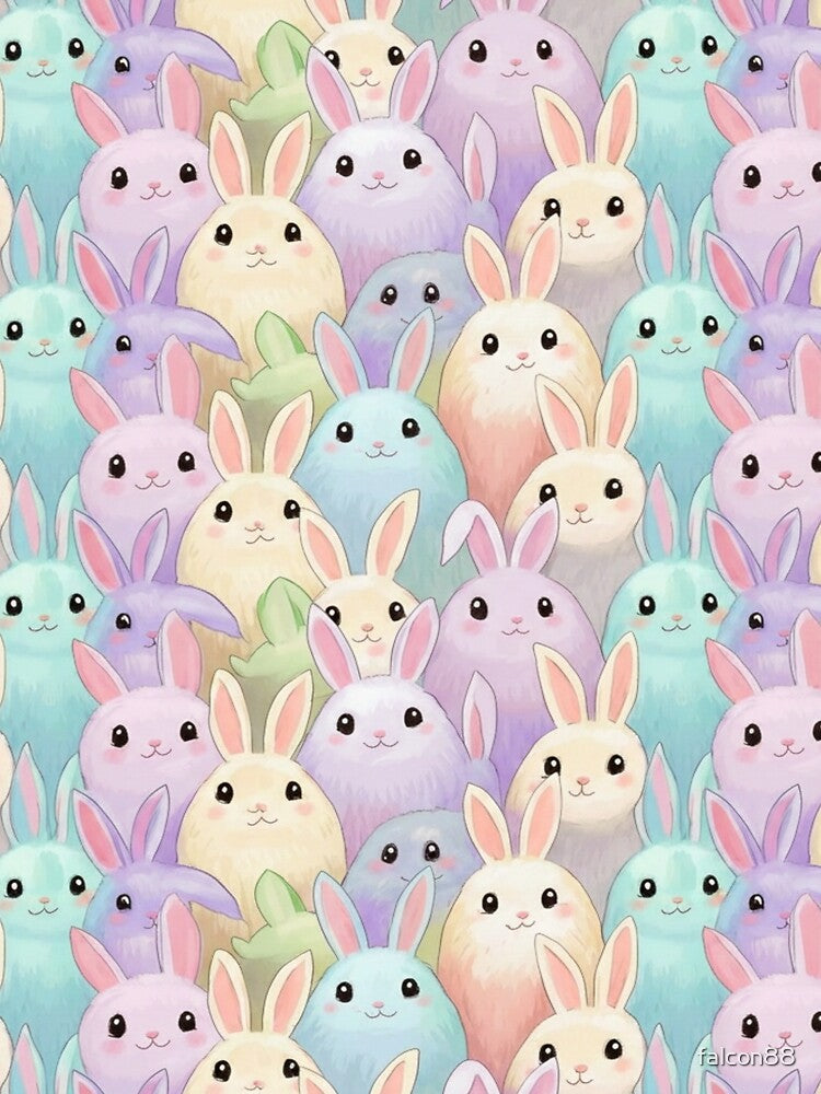 Premium Gift – Whimsical Rabbits Pattern Art iphone case by Imaginarium of Chaos falcon88