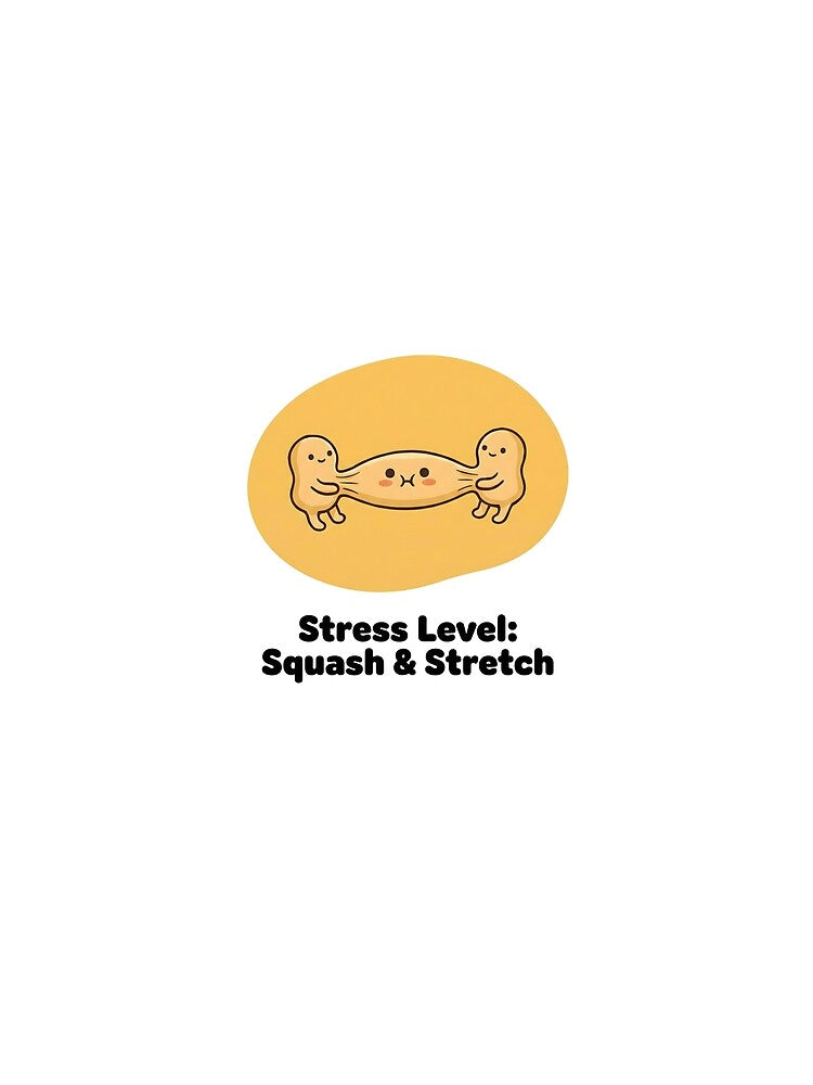 Stress level: squash and stretch by SocialStaticz