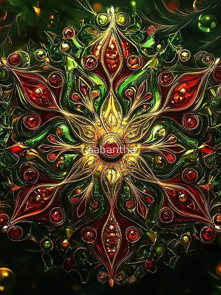 Moncirca - Christmas mandala (1/16) by sabantha