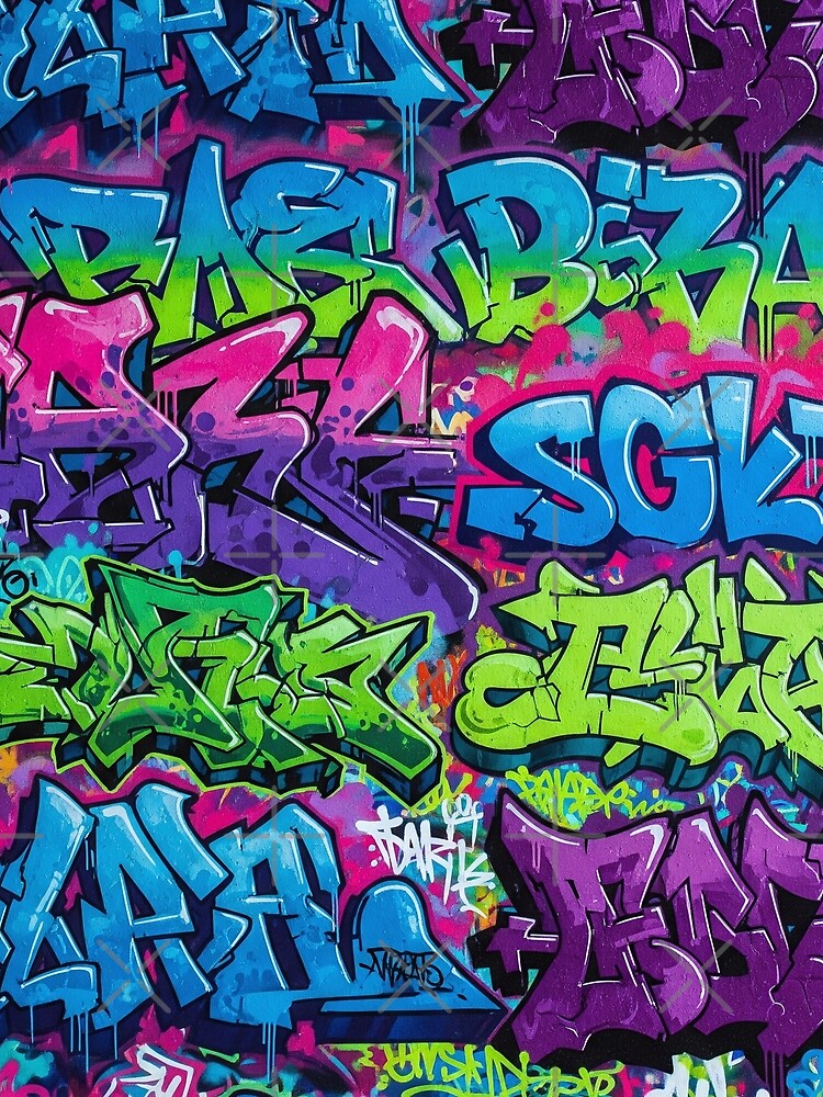 Electric Wildstyle Explosion Aop by JohnnyVillas