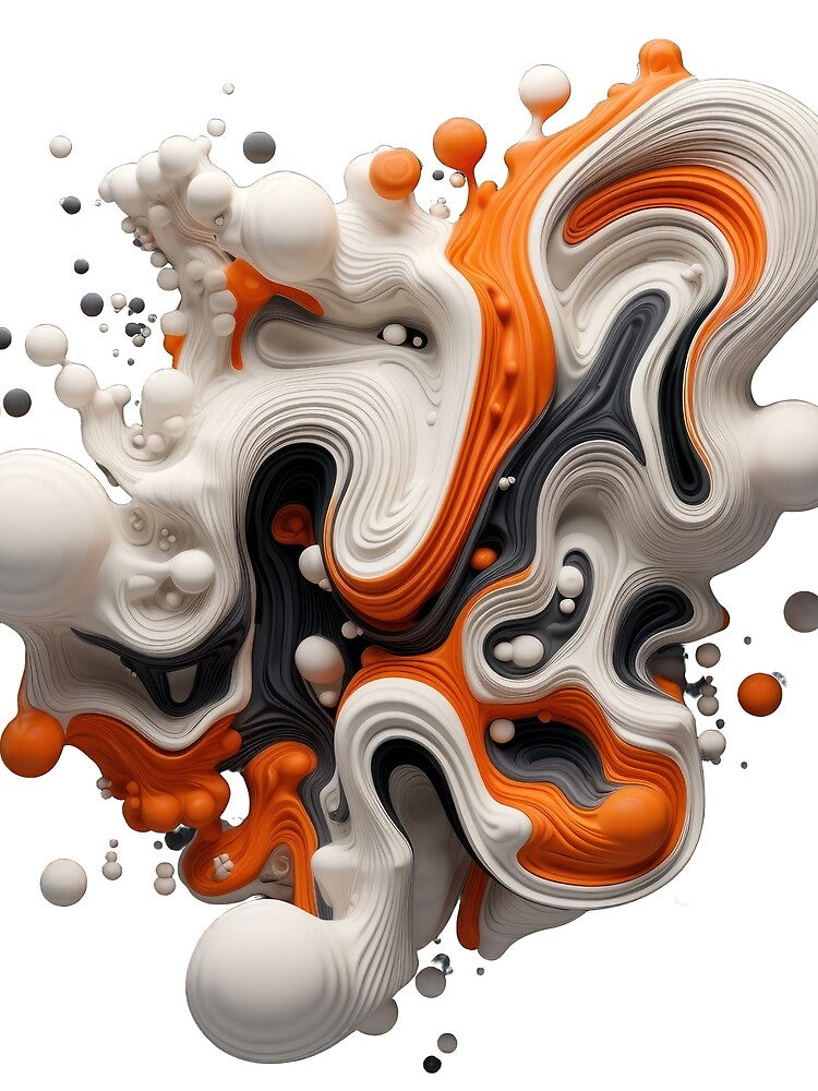 3D Organic Orange Shape by tankuss