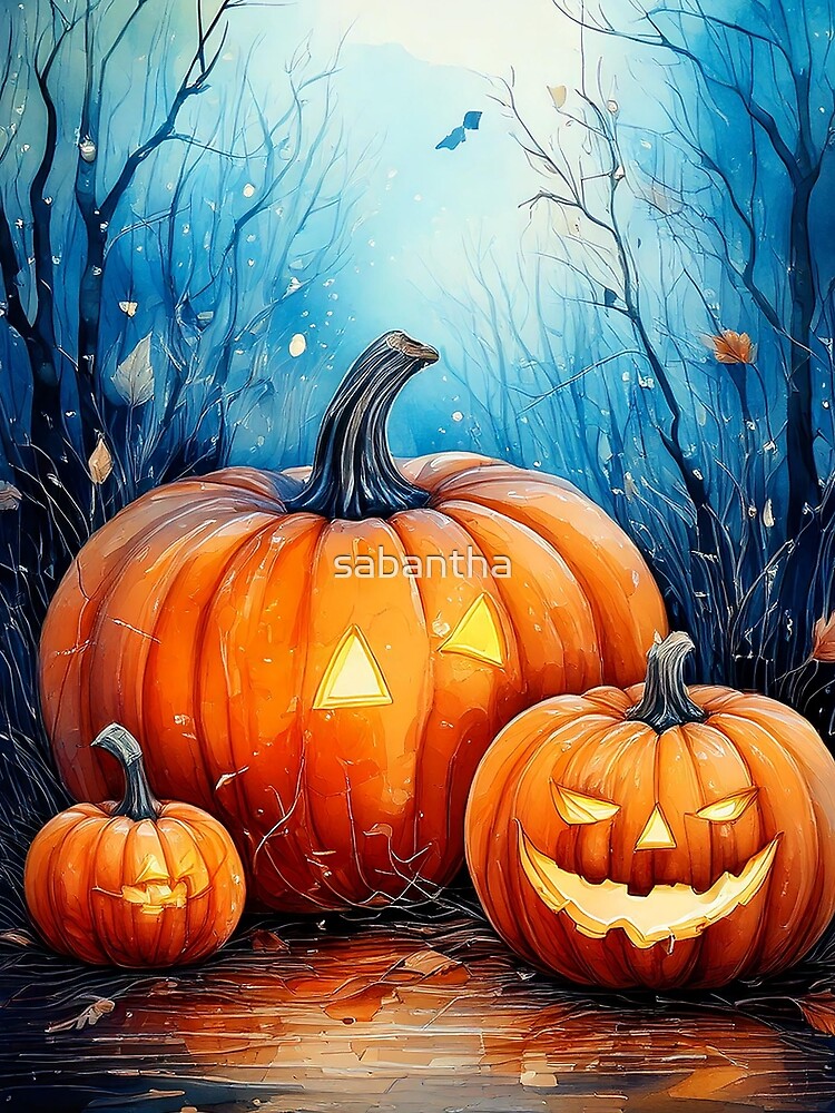 Pumpito - Pumpkin Watercolor (9/16) by sabantha