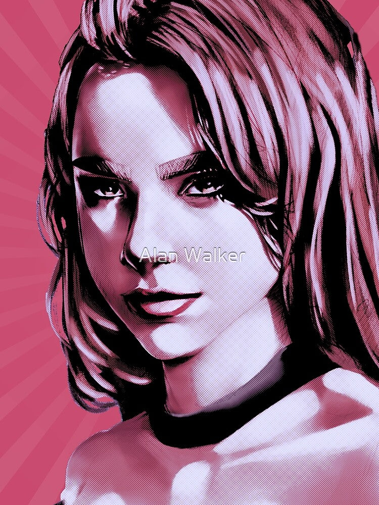 Bad Chick Pop Art Pink by Octavio00