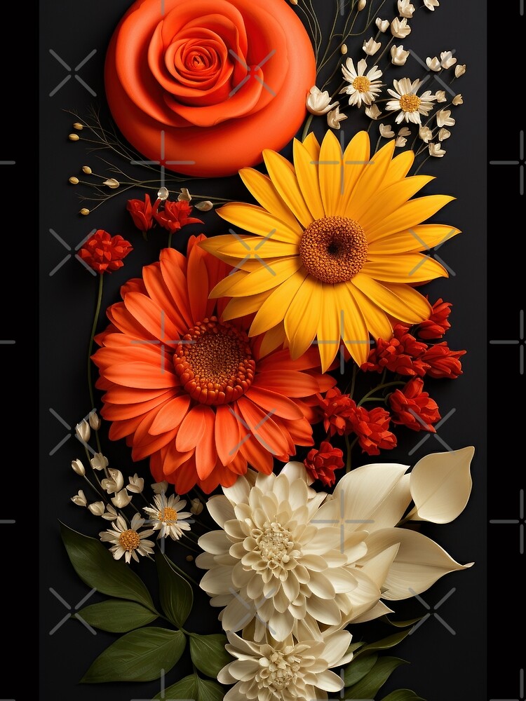 3D Artwork of Different Flowers by FireFXStudio