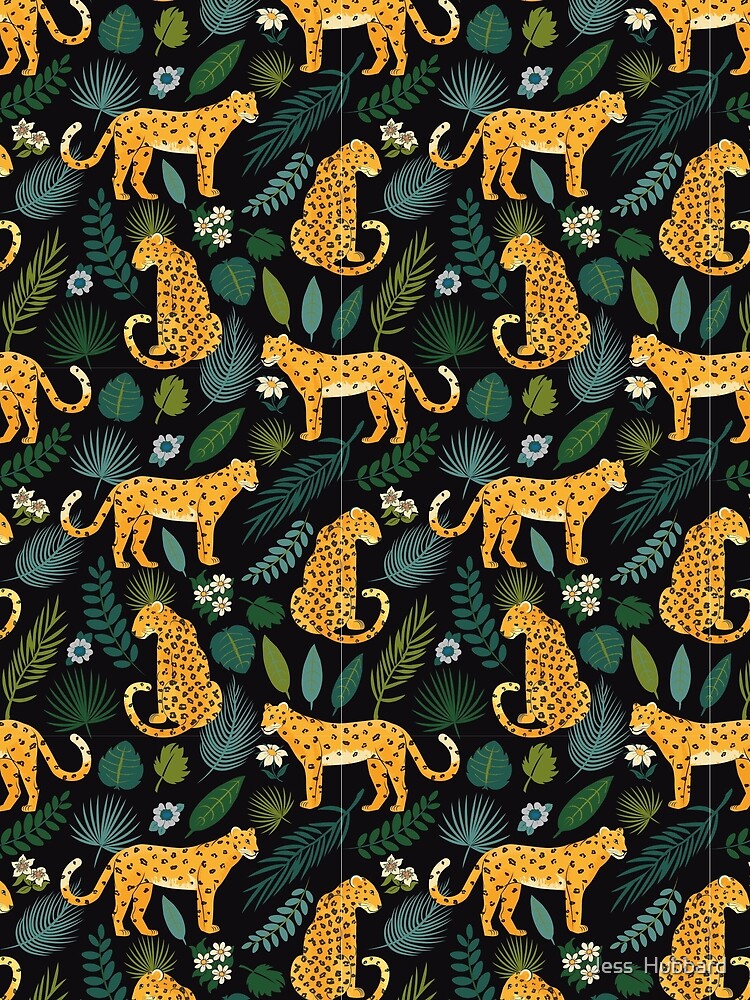 Leopard Seamless Pattern by Jess  Hubbard