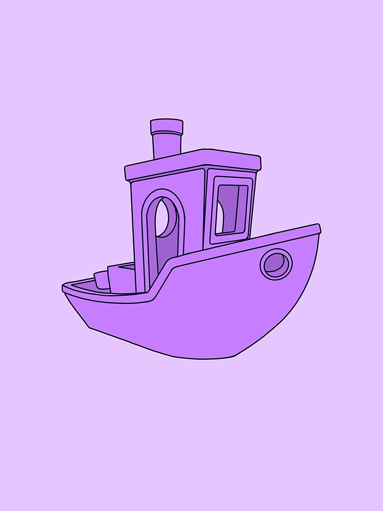 Purple Benchy by Printint