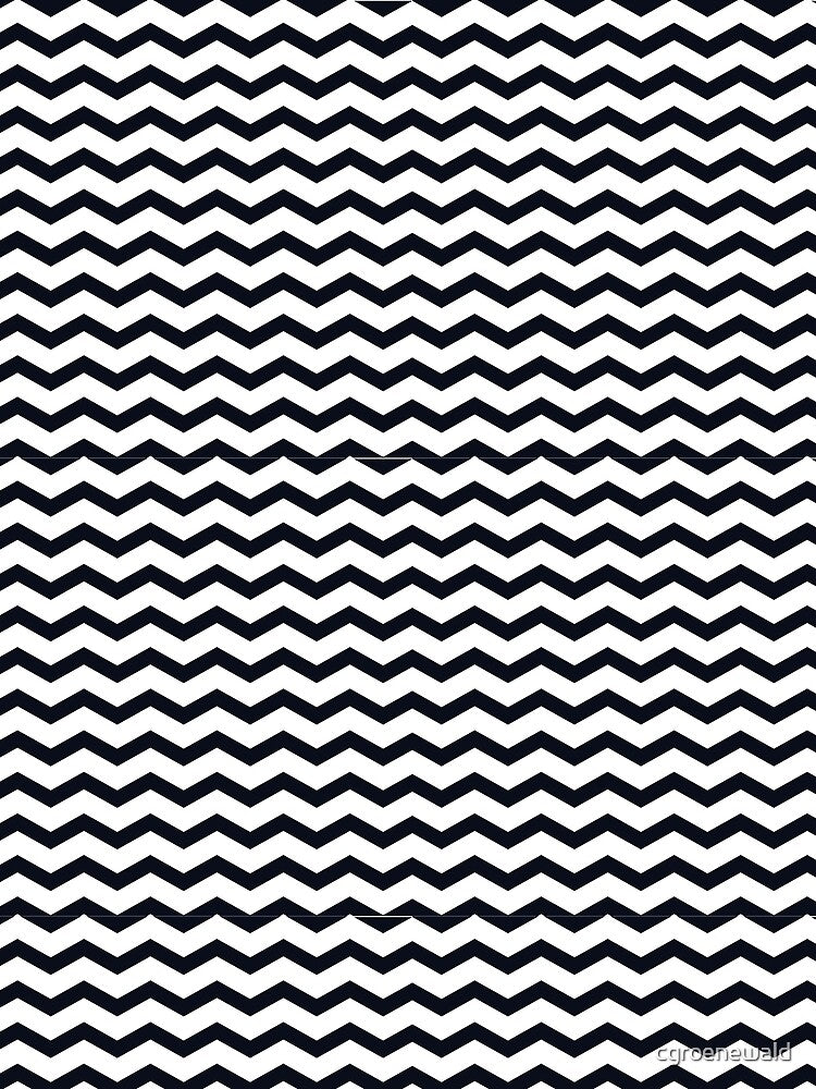 Black and White Zip Zag Design by cgroenewald