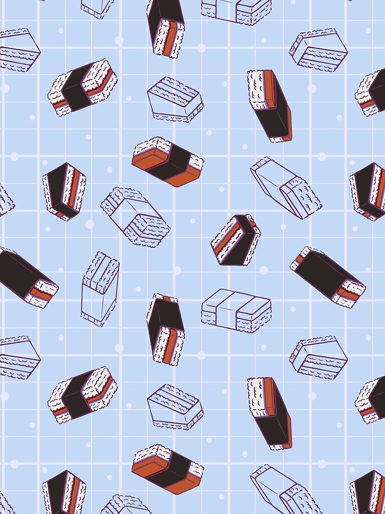Spam Musubi (Blue) by FrancineMaile