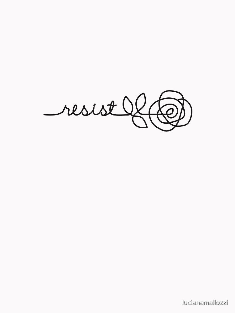 White rose of resistance by lucianamallozzi