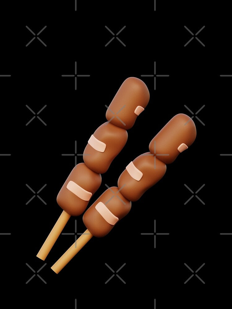 3D Indonesian Food Satay by 3Dimension