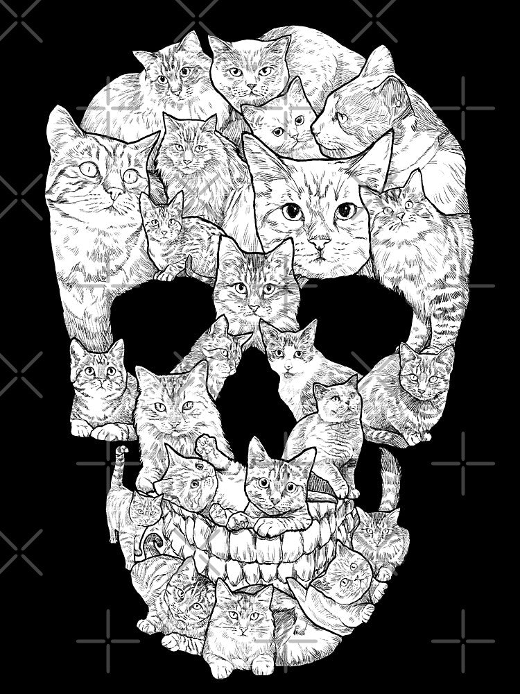 Cat Skull by designbydinny