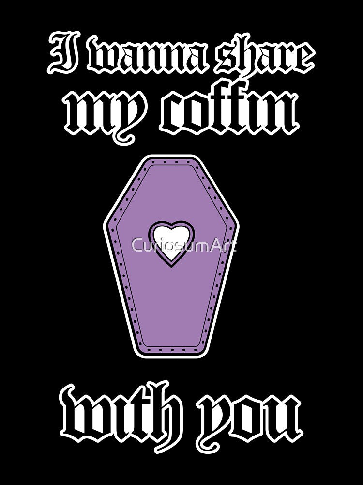 Share my coffin dots - gothic valentine's day by CuriosumArt