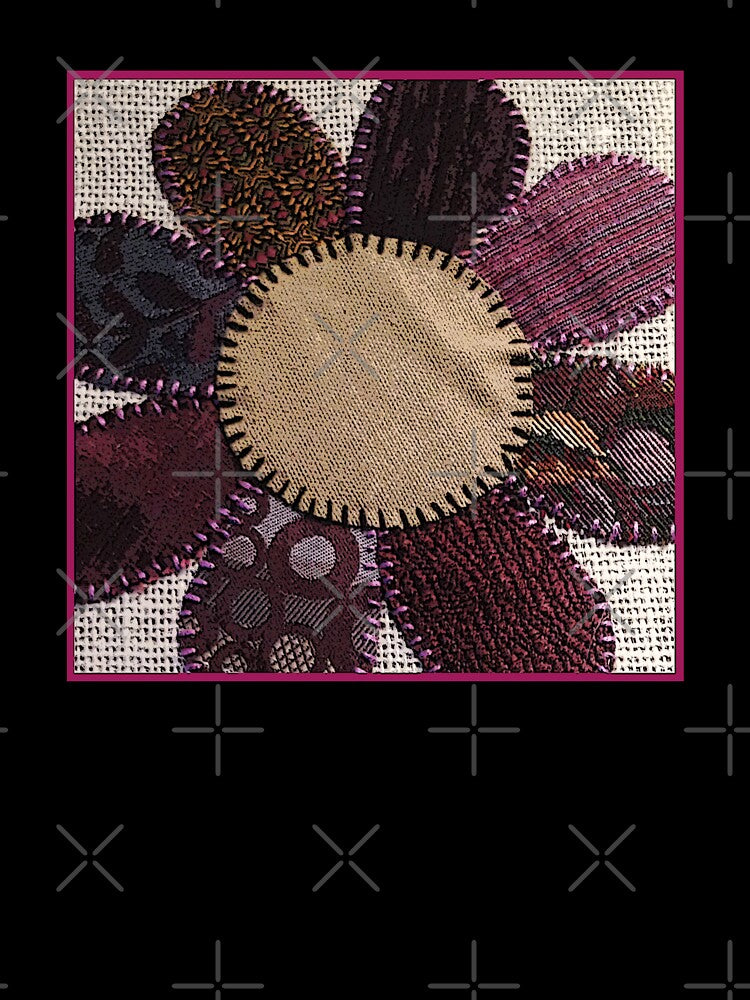Excerpt from 3 Flowers #1-Purple by ErinBrieArt