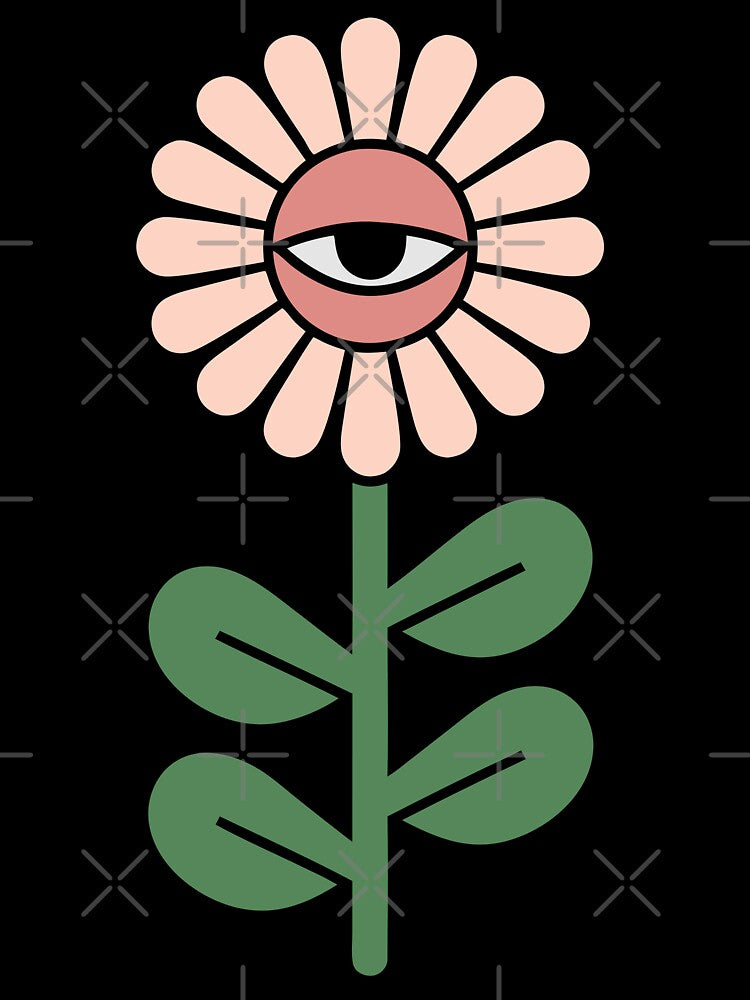 Eyed Flower | Trippy Flower | Sleepy Flower by OrganicLights
