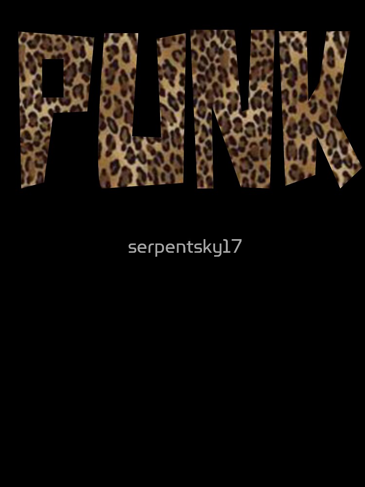 Leopard Print Punk by SerpentSkyArts