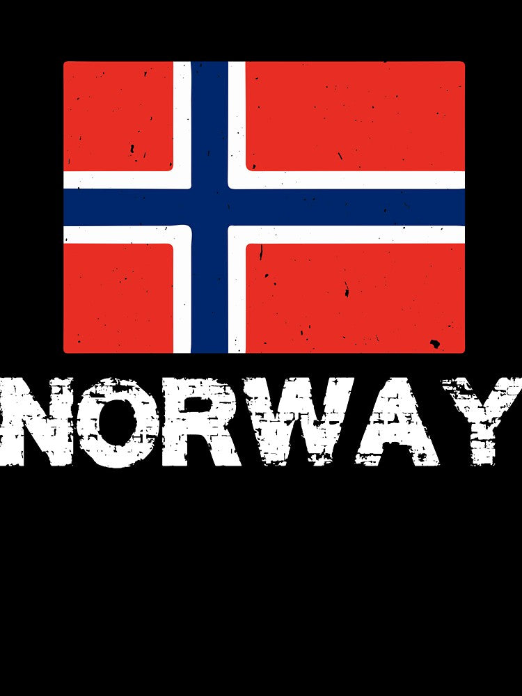 Norway Flag T-Shirt for Men and Women by AllStarMerch