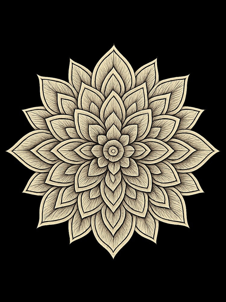 Boho Mandala Ornament by CalmMandala