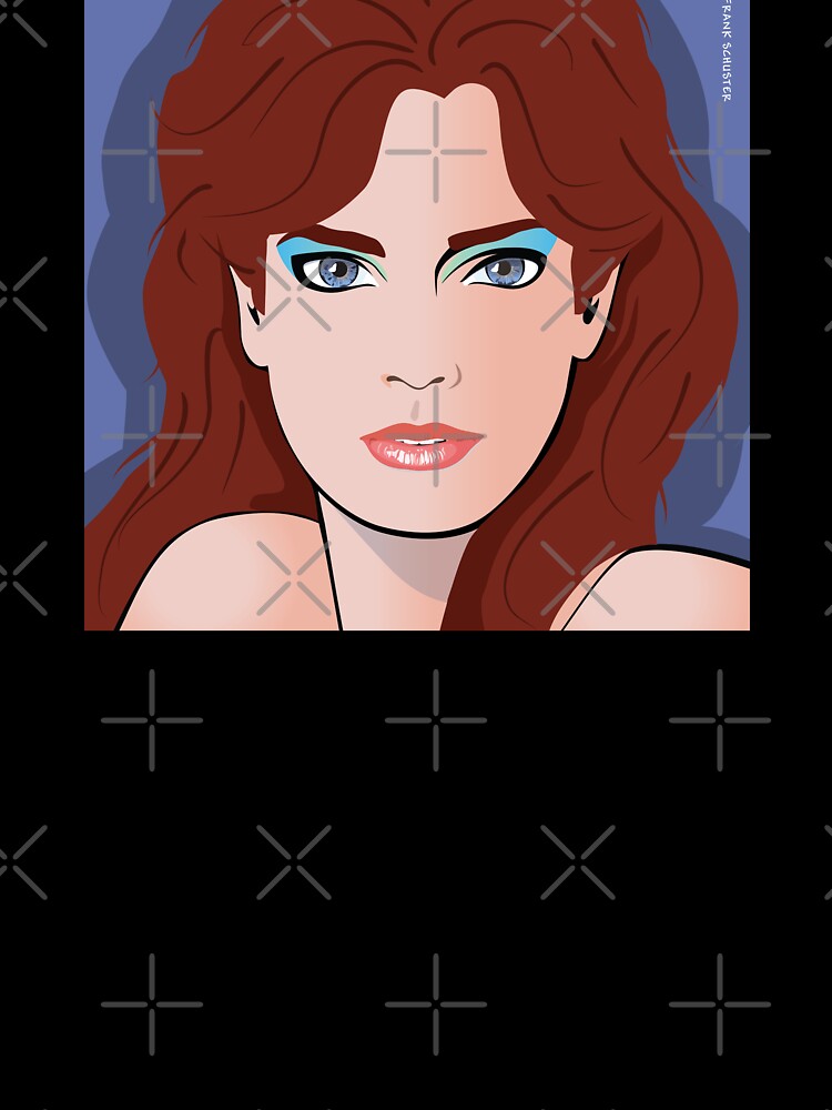 Beautiful Pop Art Girl Woman Susie by Frank Schuster