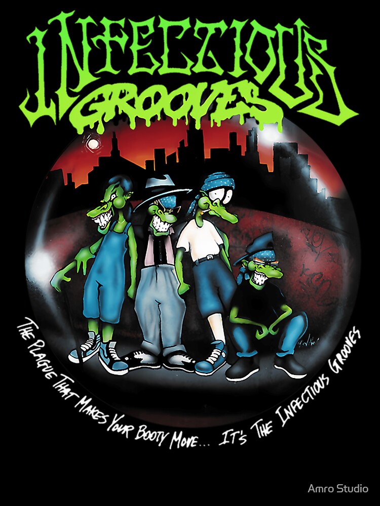 Infectious Grooves Band Cartoon Funk Metal by Amro Studio