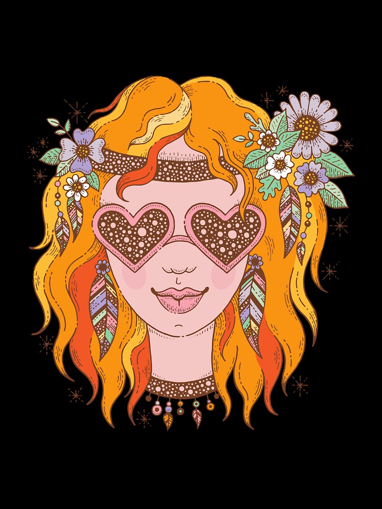 woman hippie by itswallcraft
