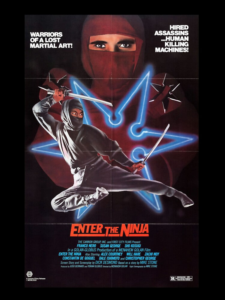 Enter the Ninja 1981 Vintage Movie Poster by jereeadrean