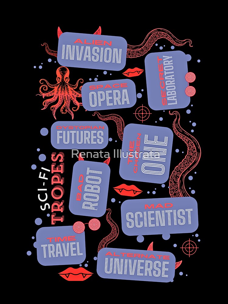 Fanfic Scifi Tropes Science Fiction Monsters by Renata Illustrata