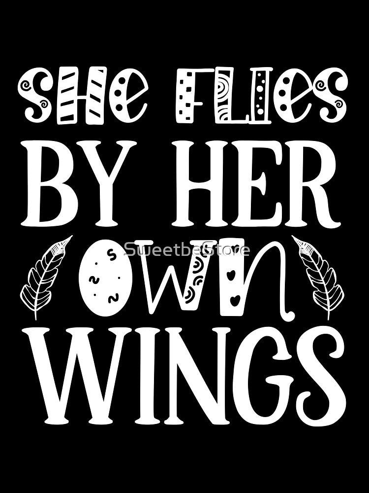 She Flies By Her Own Wings by SweetbeStore