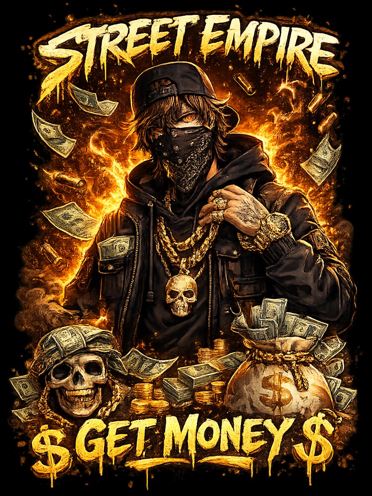 Street Empire Get Money Urban Artwork by Med-th-ewolf