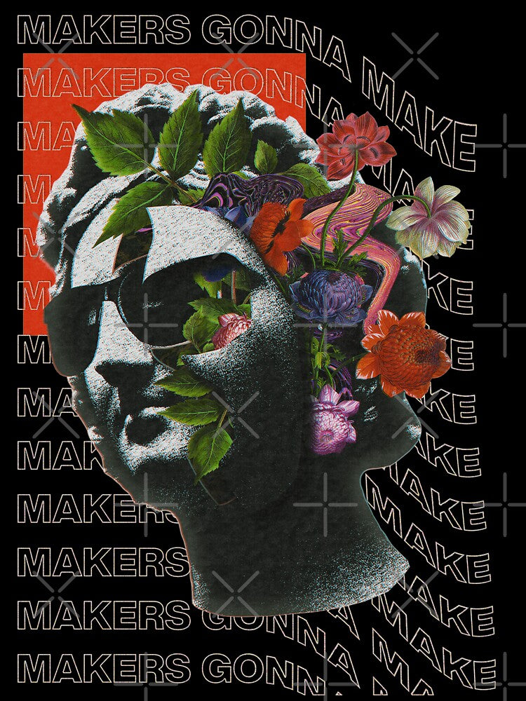 Streetwear Psychedelic Classic Rome Statue by katarsisworks