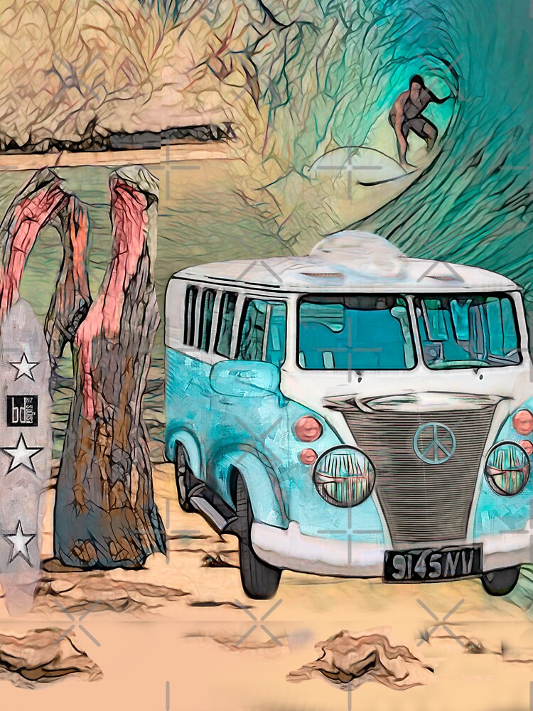 Summer waves and Surfing by bdesignsnz