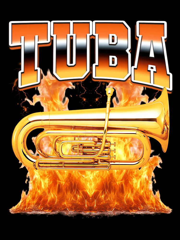 Tuba Instrument Tuba Player Tubist 90s Bootleg Style by PaulTSchafer