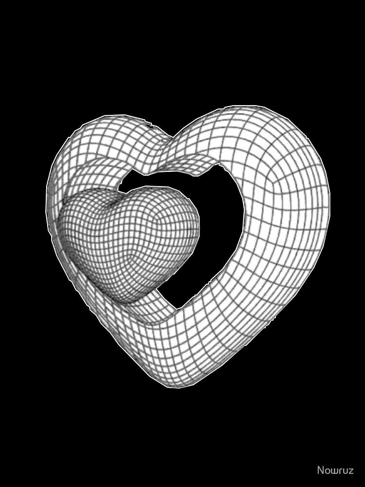 y2k cyber heart aesthetic by Nowruz