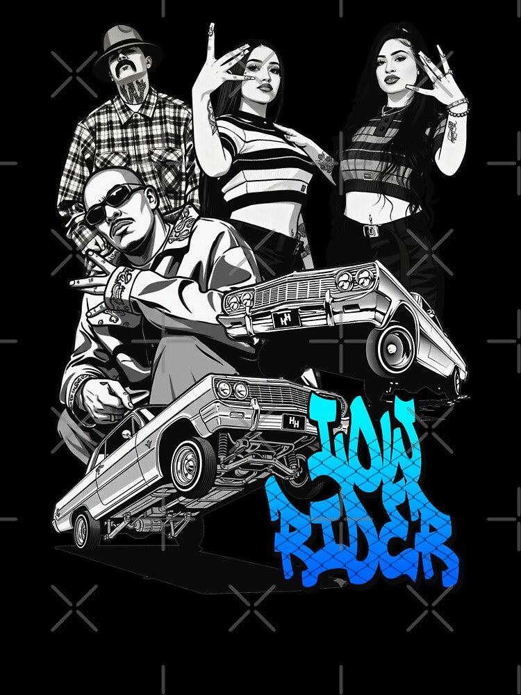 Low Rider Crew – Arte Urbana Chicana Streetwear by Topoartispp