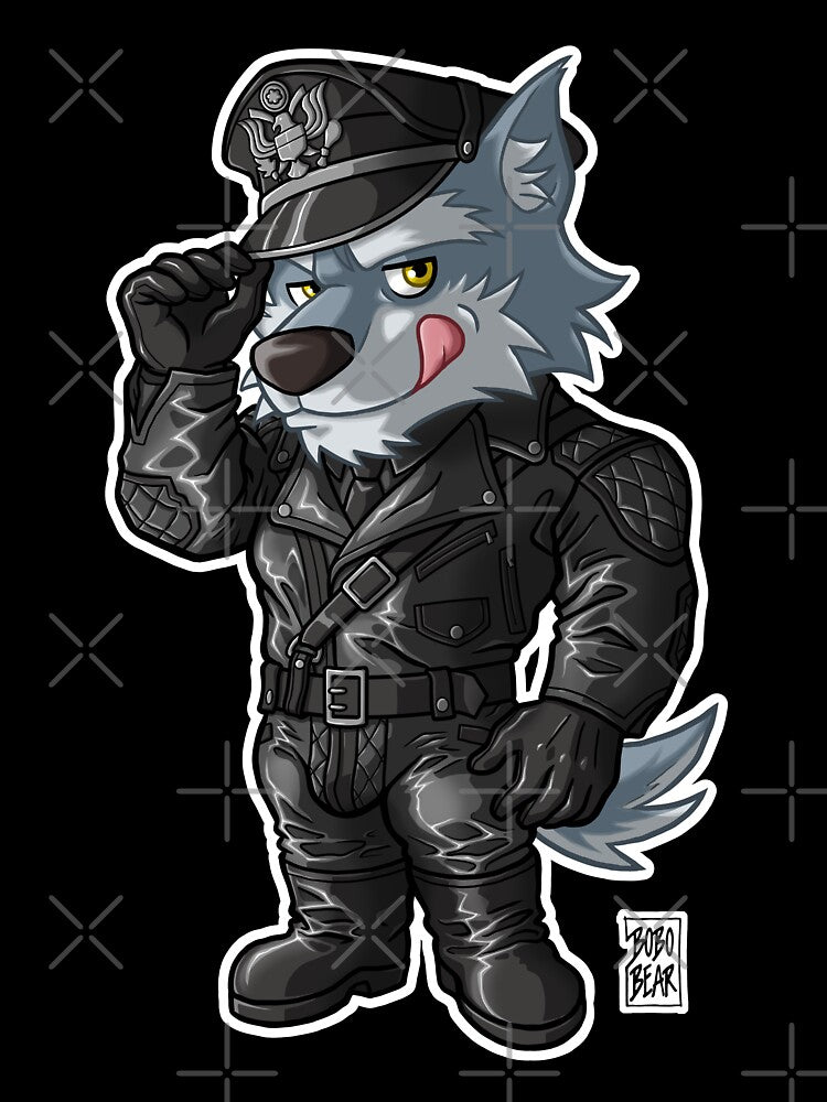 LEATHER WOLF - BEARZOO SERIES by bobobear