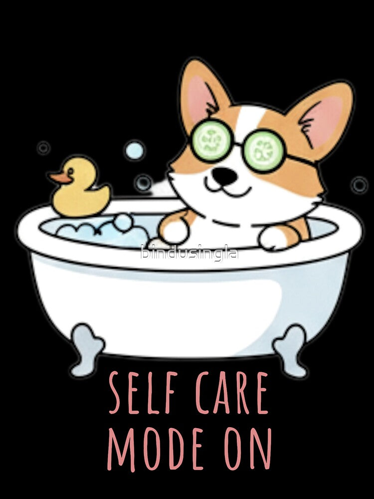 Cute Dog Lover Cozy Aesthetic Relax Bubble Bath by bindusingla