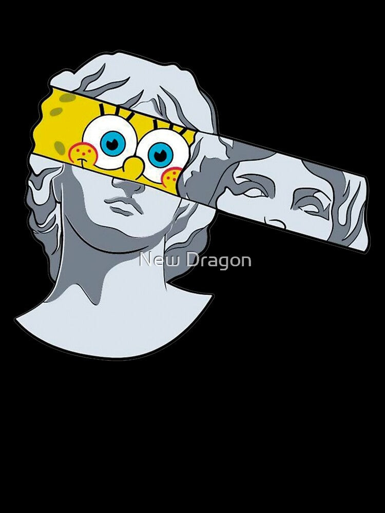 SpongeBob Aesthetic Greek Statue Mashup by New Dragon
