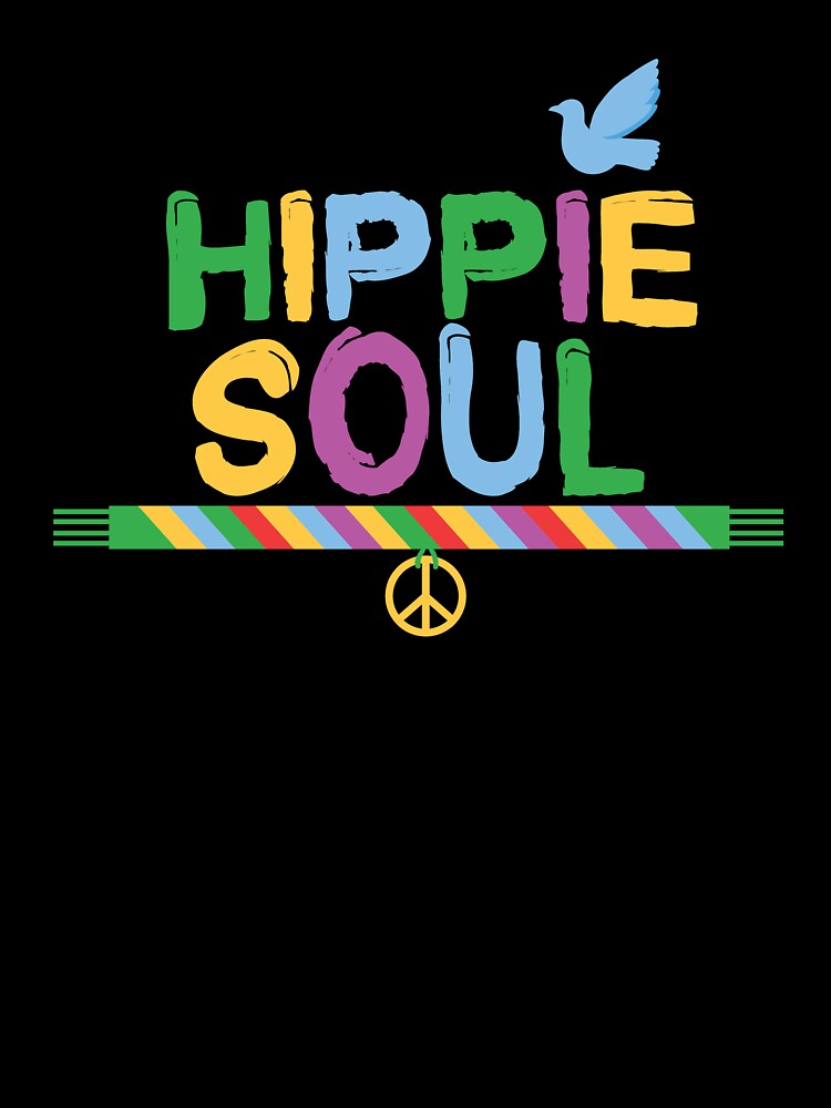 Hippie Soul Funny Hippie Freedom Lifestyle gift by patroart